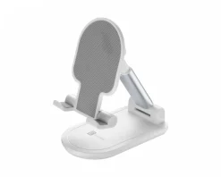 Cellularline Phone Holders|Desk Holder - Foldable Table Stand for Smartphones & Tablets - White