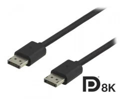 Deltaco Cables & Adapters|DisplayPort 8K male - male Black 3m