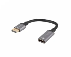 Lanberg Cables & Adapters|DisplayPort to HDMI Adapter 8K Black - 0.2m