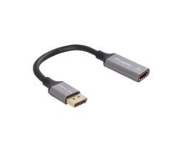Lanberg Cables & Adapters|DisplayPort to HDMI Adapter 8K Black - 0.2m