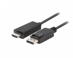 Lanberg Cables & Adapters|DisplayPort to HDMI Cable FHD - Black - 1m
