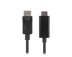 Lanberg Cables & Adapters|DisplayPort to HDMI Cable FHD - Black - 1.8m