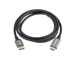Lanberg Cables & Adapters|DisplayPort to HDMI Cable 4K Black - 1.8m