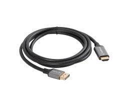 Lanberg Cables & Adapters|DisplayPort to HDMI Cable 4K Black - 1.8m