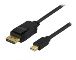 Deltaco Cables & Adapters|DisplayPort to Mini Displayport Cable 1m - Svart
