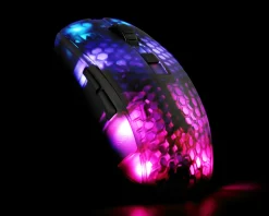 Deltaco Gaming Mice & Accessories|DM310 Semi-Transparent RGB Gaming Mouse - Black
