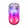 Deltaco Gaming Mice & Accessories|DM330 Transparent RGB Gaming Mouse