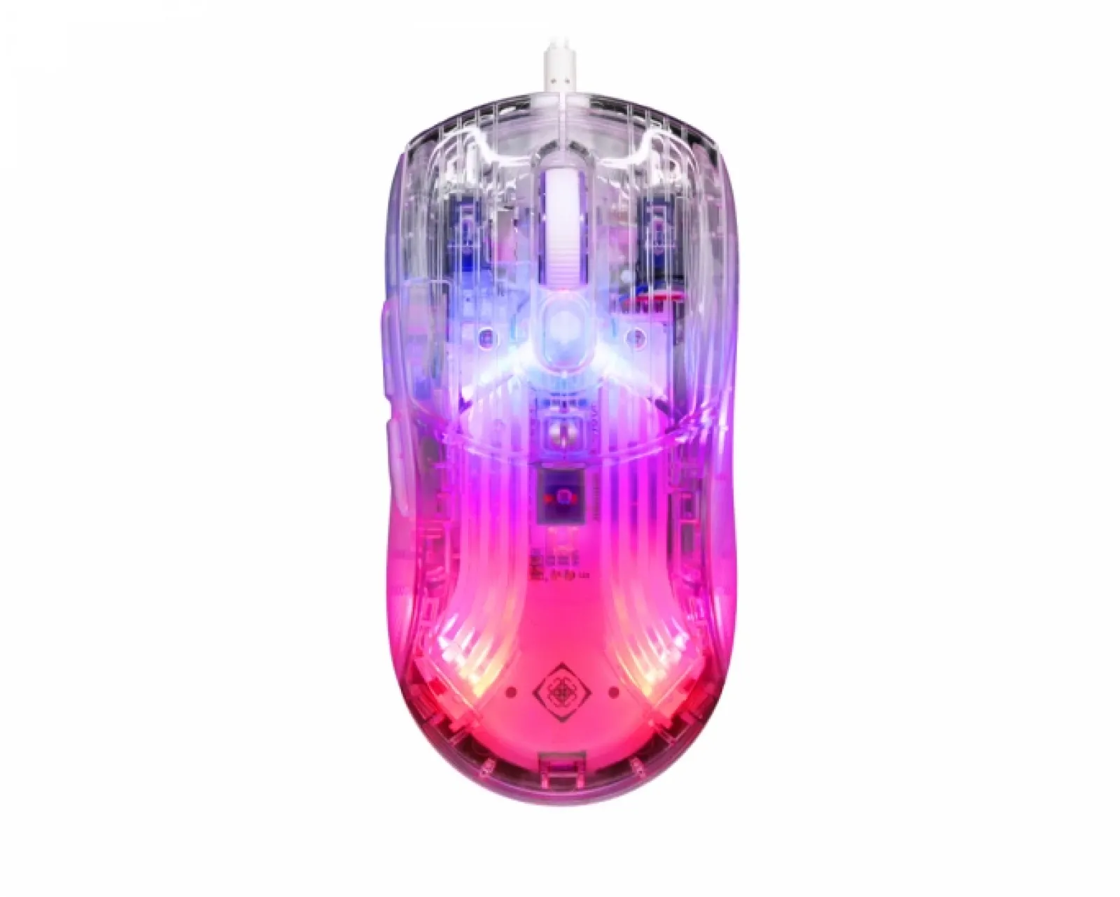 Deltaco Gaming Mice & Accessories|DM330 Transparent RGB Gaming Mouse