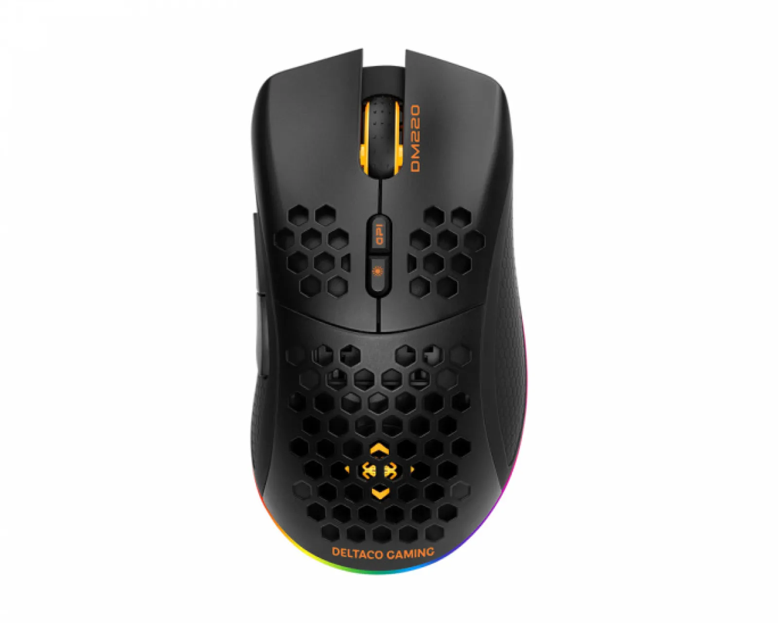 Deltaco Gaming Mice & Accessories|DM220 Wireless RGB Gaming Mouse Ultralight - Black