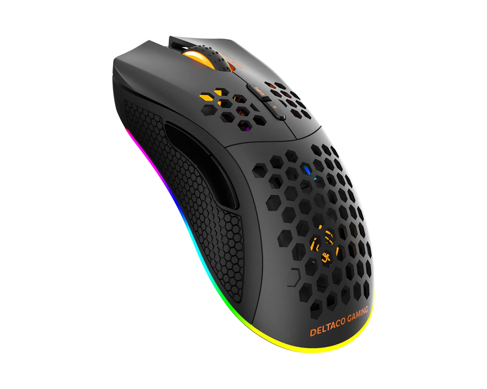 Deltaco Gaming Mice & Accessories|DM220 Wireless RGB Gaming Mouse Ultralight - Black