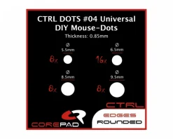 Corepad Mice & Accessories|Dots CTRL - Universal DIY - Ø 5.5/6.5/8.5/9.5mm - 0.85mm