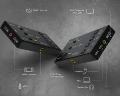 j5create Streaming & Recording|Dual HDMI Video Capture, 2 HDMI to USB-C with Power Delivery 60W