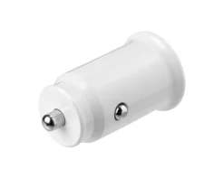 Deltaco Cables & Adapters For Mobile|Cables & Adapters|Dual USB Car Charger 12W, 2.4A - White