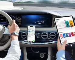 UGREEN Cables & Adapters For Mobile|Dual-Port Car Charger