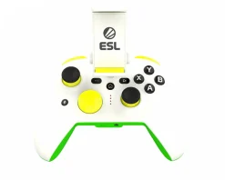 RiotPWR Controls For Mobile|ESL Pro Mobile Gaming Controller - White/Green (Android)