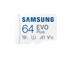 Samsung Storage Devices|EVO Plus microSDXC 64GB & SD adapter - Flash Memory Card