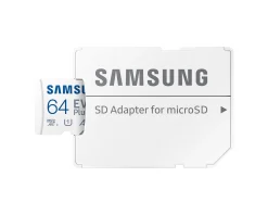 Samsung Storage Devices|EVO Plus microSDXC 64GB & SD adapter - Flash Memory Card
