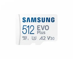 Samsung Storage Devices|EVO Plus microSDXC 512GB & SD adapter - Flash Memory Card