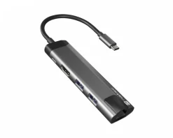 Natec Cables & Adapters|Fowler GO Hub USB-C Multiport Adapter 5 in 1 - USB-hub (100W)