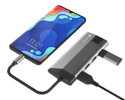 Natec Cables & Adapters|Fowler Plus Hub USB-C Multiport Adapter 8 in 1 - USB-hub