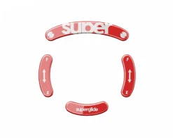 Superglide Mice & Accessories|Glass Skates for Logitech G Pro Wireless - Red