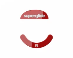Superglide Mice & Accessories|Glass Skates for Pulsar Xlite Series - Red