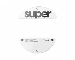 Superglide Mice & Accessories|Glass Skates Type-C for Pulsar X3 Series - White