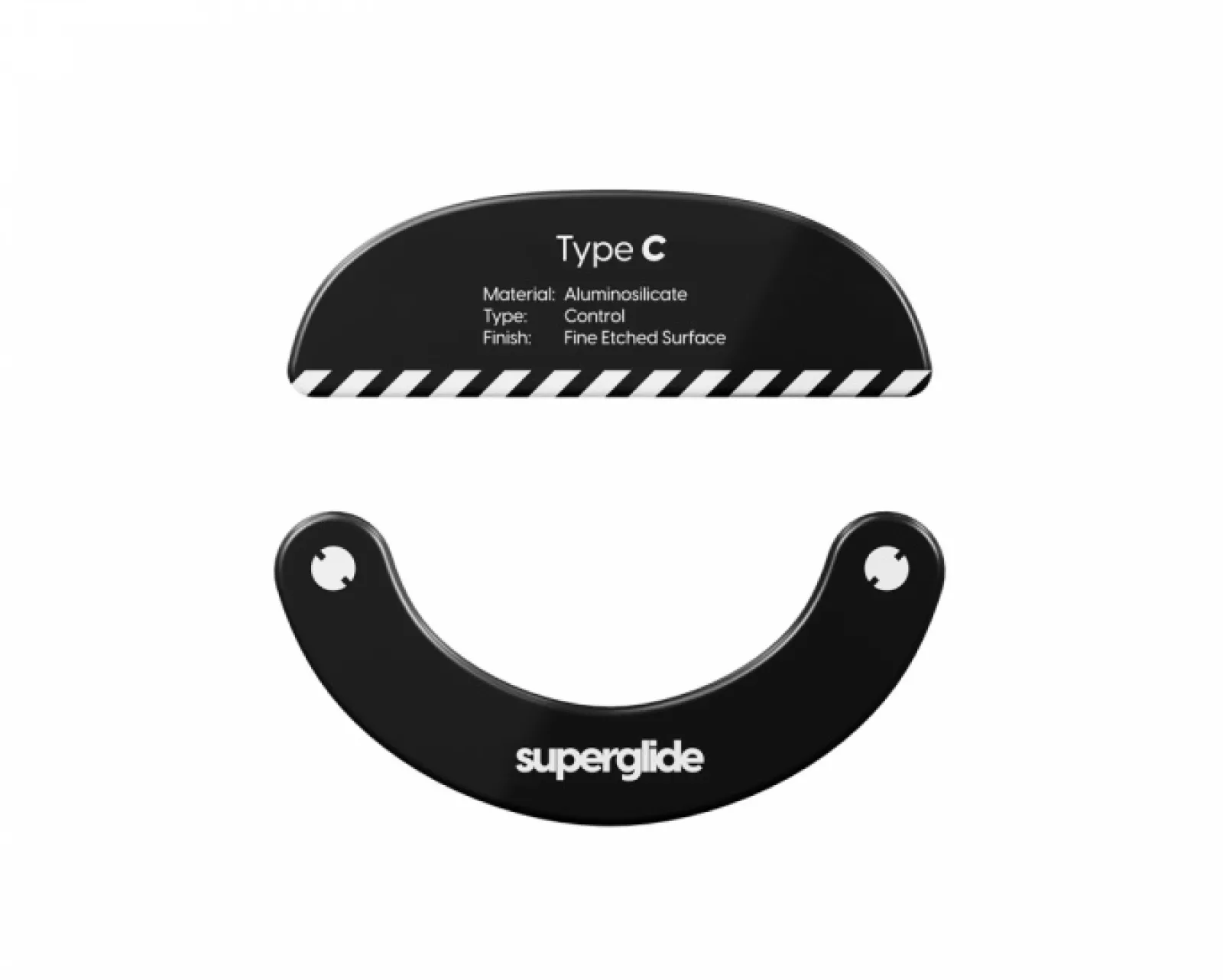 Superglide Mice & Accessories|Glass Skates Type-C for X2 Series - Black