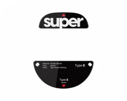 Superglide Mice & Accessories|Glass Skates Type-S for Pulsar TenZ Signature Edition - Black