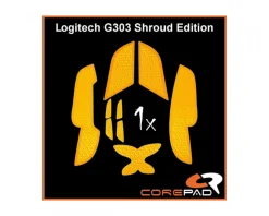 Corepad Mice & Accessories|Grips for Logitech G303 Shroud Edition - Orange
