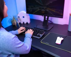 Trust Mice & Accessories|GXT 922W YBAR RGB Gaming Mouse - White