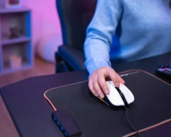 Trust Mice & Accessories|GXT 922W YBAR RGB Gaming Mouse - White