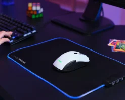 Trust Mice & Accessories|GXT 923W YBAR Wireless Gaming Mouse - White