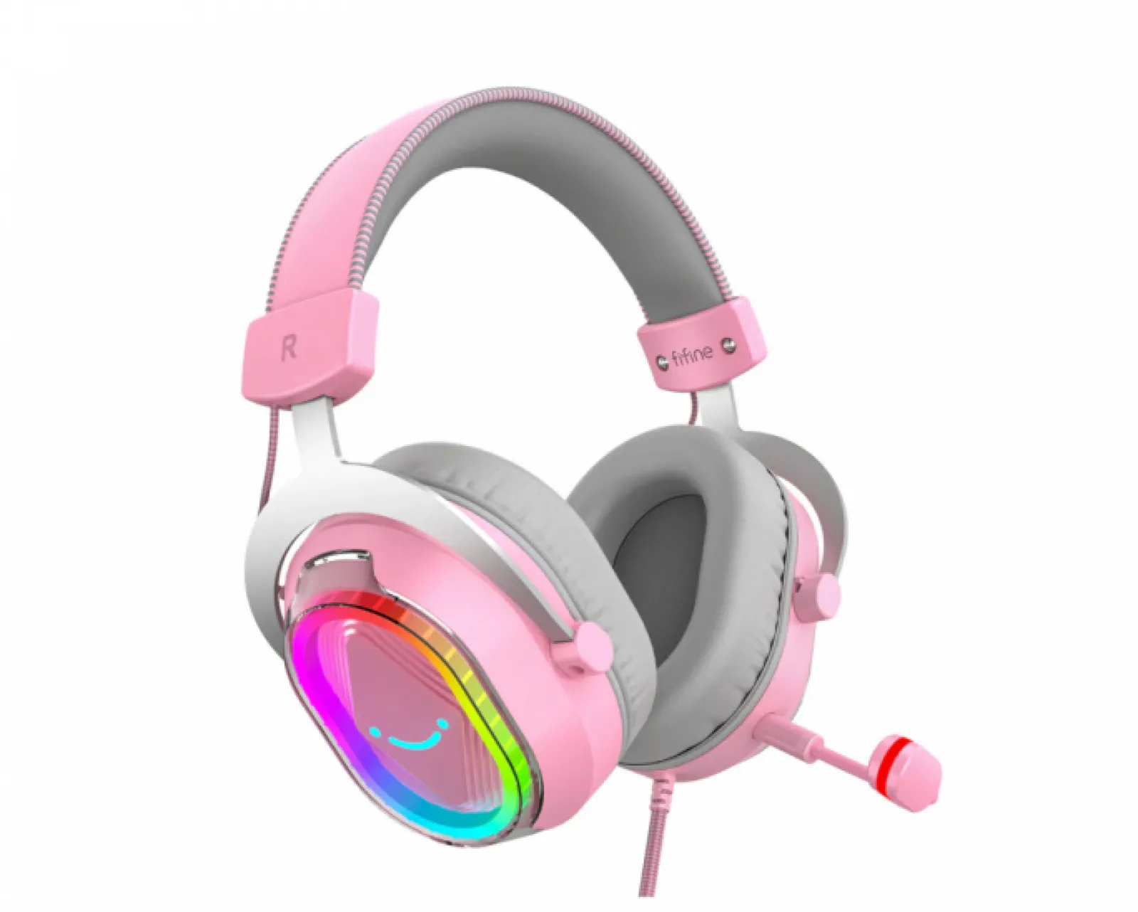 Fifine Headsets & Audio|H13 Gaming Headset - Pink