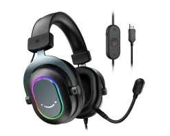 Fifine Playstation|Headsets & Audio|H6 USB 7.1 Gaming Headset RGB - Black