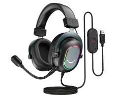 Fifine Playstation|Headsets & Audio|H6 USB 7.1 Gaming Headset RGB - Black