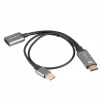 Lanberg Cables & Adapters|HDMI to DisplayPort Adapter 4K Black - 0.2m