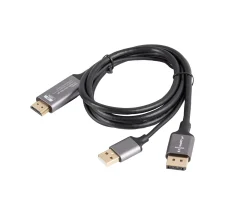 Lanberg Cables & Adapters|HDMI to DisplayPort Cable 4K Black - 1m