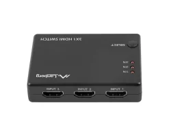 Lanberg Cables & Adapters|HDMI Video Switch 3-Port + Micro USB-Port