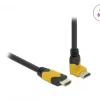 Delock Cables & Adapters|High Speed HDMI-Cable 2.1 Upwards angled - Black - 1m