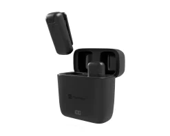 Natec Miscellaneous|Headsets & Audio|Hopper Lavalier Wireless Microphone (Lightning) - Black