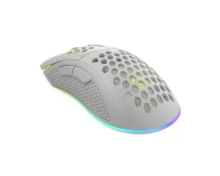 Genesis Mice & Accessories|Krypton 555 Ultralight RGB Gaming Mouse - White
