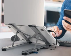 j5create Cables & Adapters|Laptop Stand with USB 4-Port Hub
