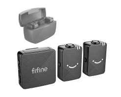 Fifine Miscellaneous|Headsets & Audio|M9 Dual Wireless Microphone System
