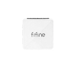 Fifine Miscellaneous|Headsets & Audio|M9 Dual Wireless Microphone System - White