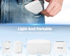 Fifine Miscellaneous|Headsets & Audio|M9 Dual Wireless Microphone System - White