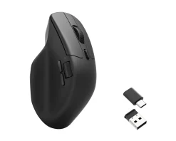 Keychron Mice & Accessories|M6 Ergonomic Wireless Mouse - Black