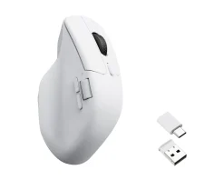 Keychron Mice & Accessories|M6 Ergonomic Wireless Mouse - White