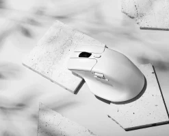Keychron Mice & Accessories|M6 Ergonomic Wireless Mouse - White
