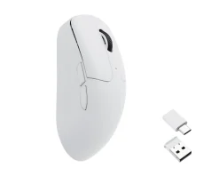 Keychron Mice & Accessories|M2 4K Wireless Gaming Mouse - White